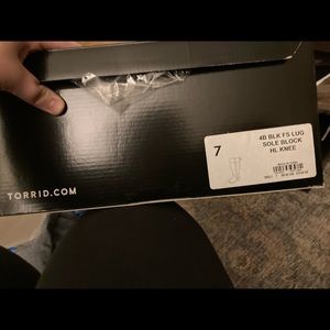 Never worn torrid boots black faux suede